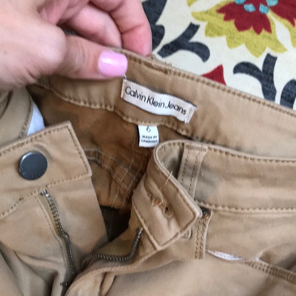 CALVIN KLEIN khaki pants - Picture 4 of 5